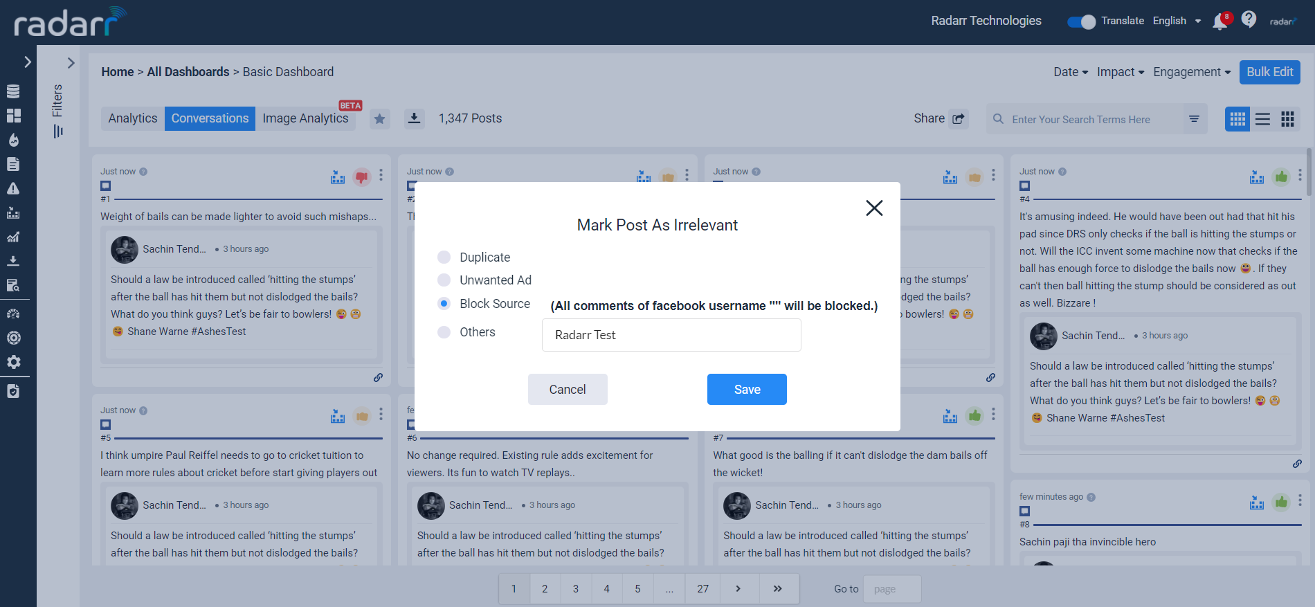 How To Block Posts From Specific Users Pages Or Sources Radarr